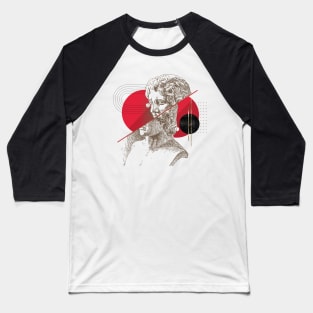 Vintage Fashion Design, Dope Streetwear, Abstract Design Baseball T-Shirt